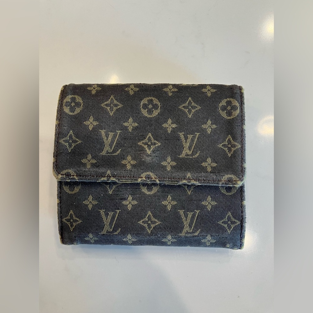 LV Distressed looking wallet…custom..beautiful and authentic